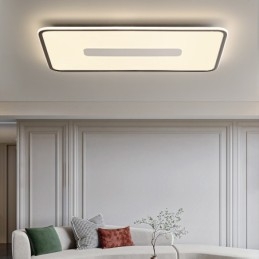 Moderne stor størrelse dæmpbart rektangel Flush Mount Loftslys Fuldspektrum øjenbeskyttelse