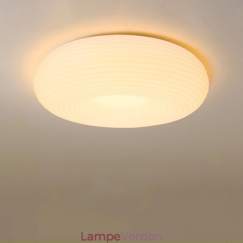 Dæmpbar fuld spektrum øjenbeskyttelse Rund moderne loftslampe med flush Mount