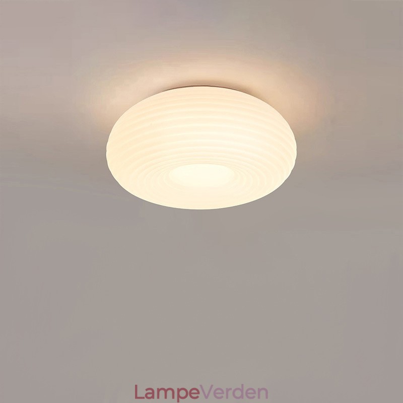 Dæmpbar fuld spektrum øjenbeskyttelse Rund moderne loftslampe med flush Mount