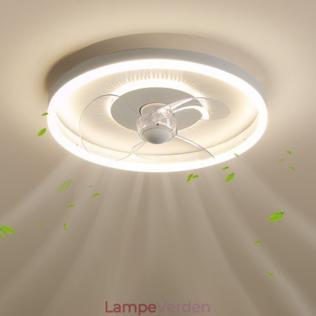 Moderne rund, ultratynd Silent Invisible Fuldspektrum øjenbeskyttelse Dæmpbar, planmonteret blæserlys Moderne rund, ultratynd Silent Invisible Fuldspektrum øjenbeskyttelse Dæmpbar, planmonteret blæserlys