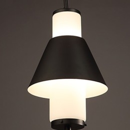 Lysekrone Mini Style Moderne Moderne Metal Pendel Light