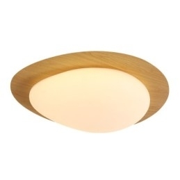 Dæmpbar Full Spectrum Øjenbeskyttelse Nordic Log Grain Pebble Loftslampe