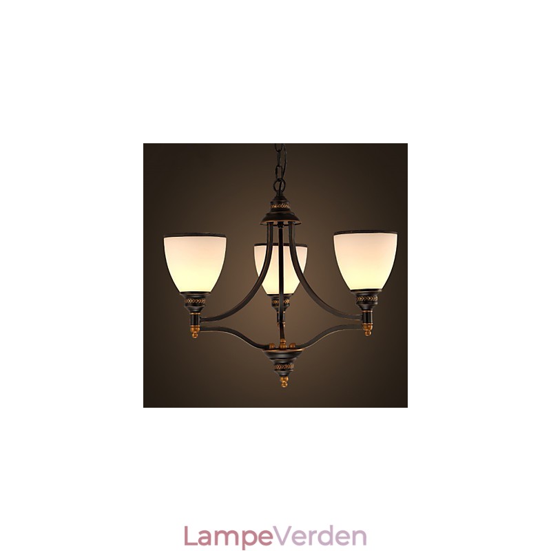 Retro Minimalistiske Loftslamper Europæisk stil Glasloftslamper Lampe