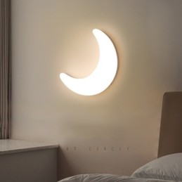 20W Nordic Indoor Moon Shape Børneværelse Væglamper Loftslamper