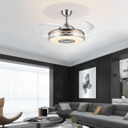 Moderne Eletriplating Loft Fan Inverter Fan Light