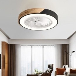 Smart Loftsventilator Med Lys Fjernbetjening Dekor Ventilator Lampe