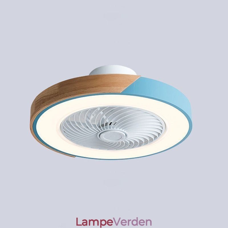 Smart Loftsventilator Med Lys Fjernbetjening Dekor Ventilator Lampe
