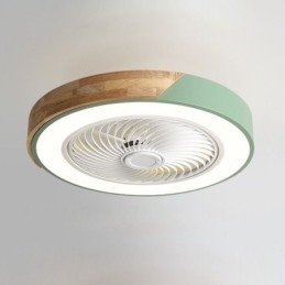 Smart Loftsventilator Med Lys Fjernbetjening Dekor Ventilator Lampe