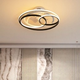 Moderne Loftslamper Circle Ringe Designer Loftsventilator