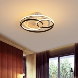 Moderne Loftslamper Circle Ringe Designer Loftsventilator
