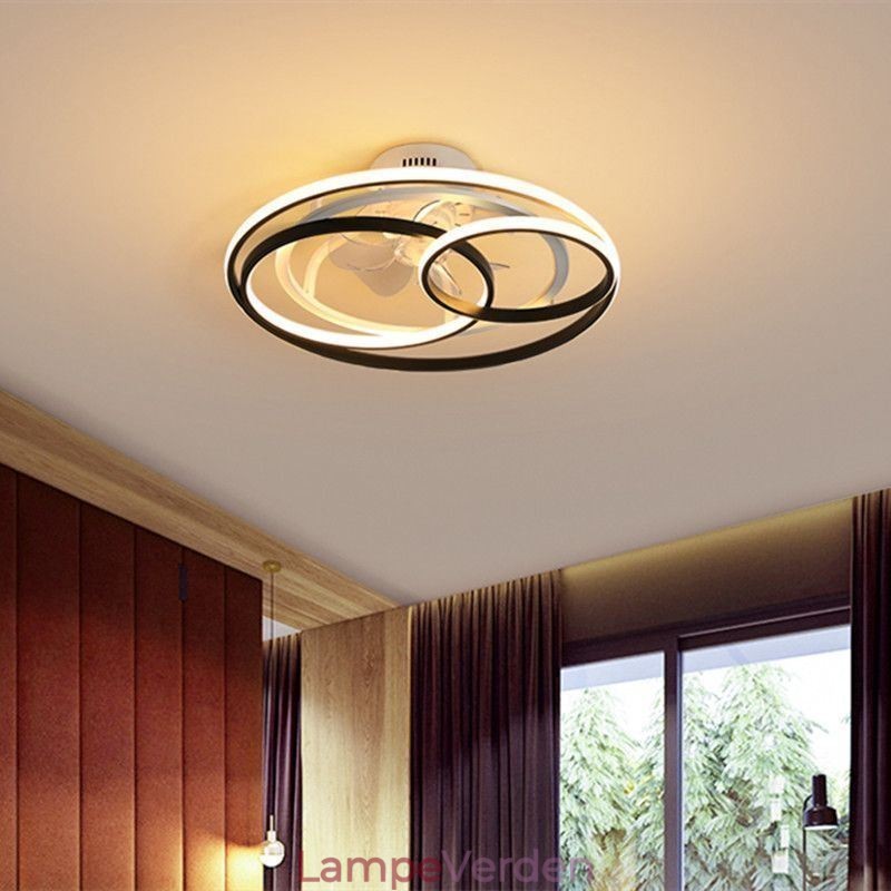Moderne Loftslamper Circle Ringe Designer Loftsventilator