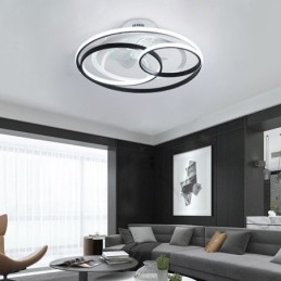 Moderne Loftslamper Circle Ringe Designer Loftsventilator