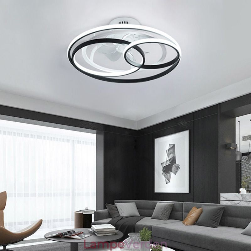 Moderne Loftslamper Circle Ringe Designer Loftsventilator