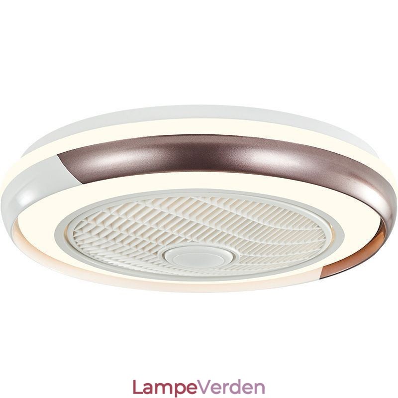 Moderne Loftsventilator Lys Akryl Rund Loftslampe Med Fjernbetjening