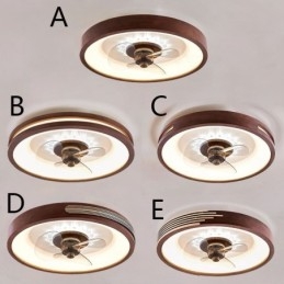 Moderne Inverter Loftsventilator Lys Fjernbetjening Loftslys Fan Lampe