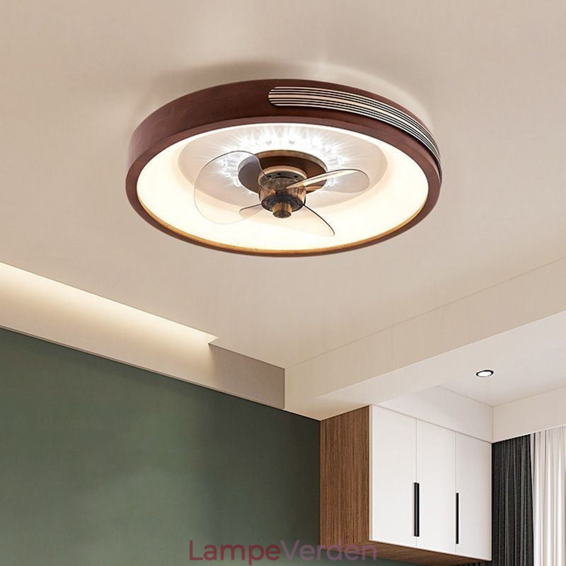 Moderne Inverter Loftsventilator Lys Fjernbetjening Loftslys Fan Lampe