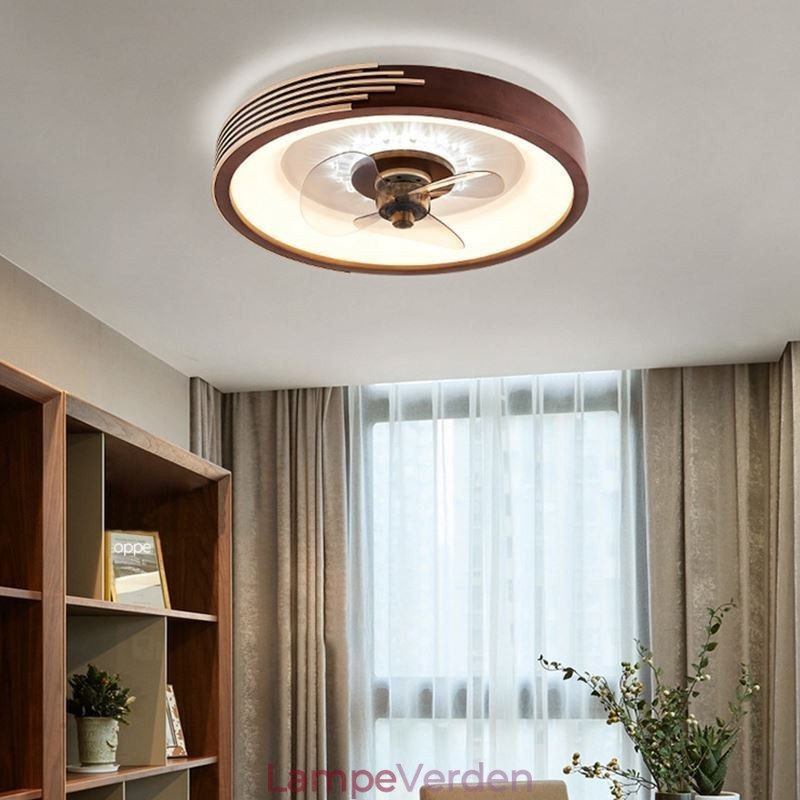 Moderne Inverter Loftsventilator Lys Fjernbetjening Loftslys Fan Lampe