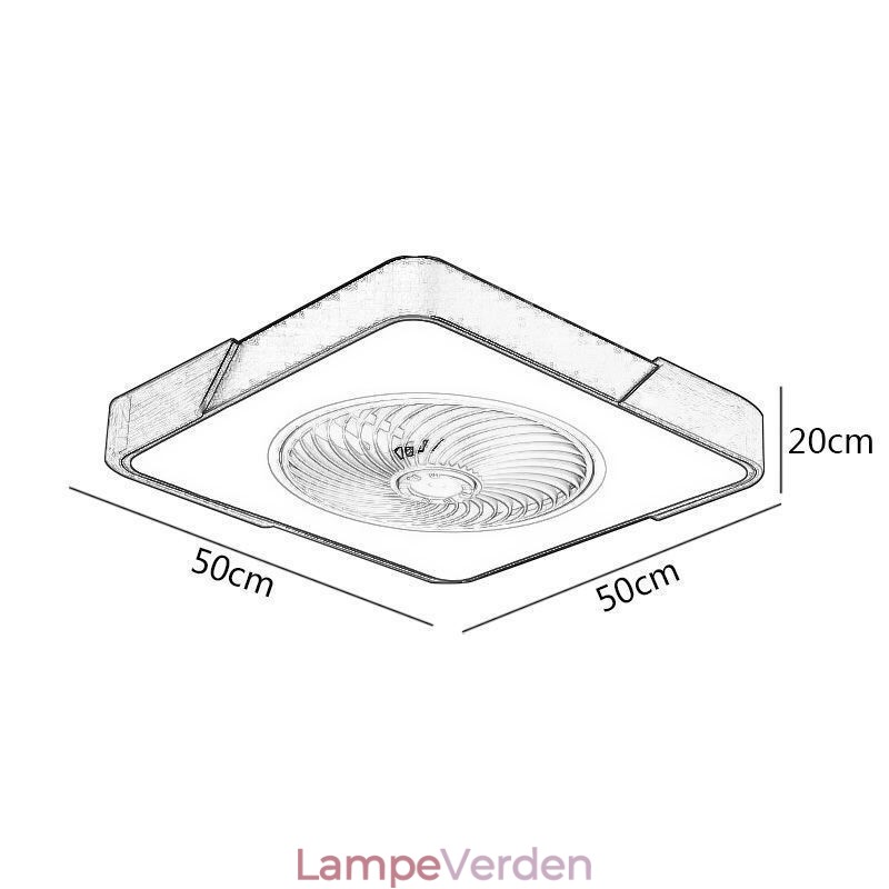 Moderne Loftsventilatorlys Enkelt Loftslys Loftslampe