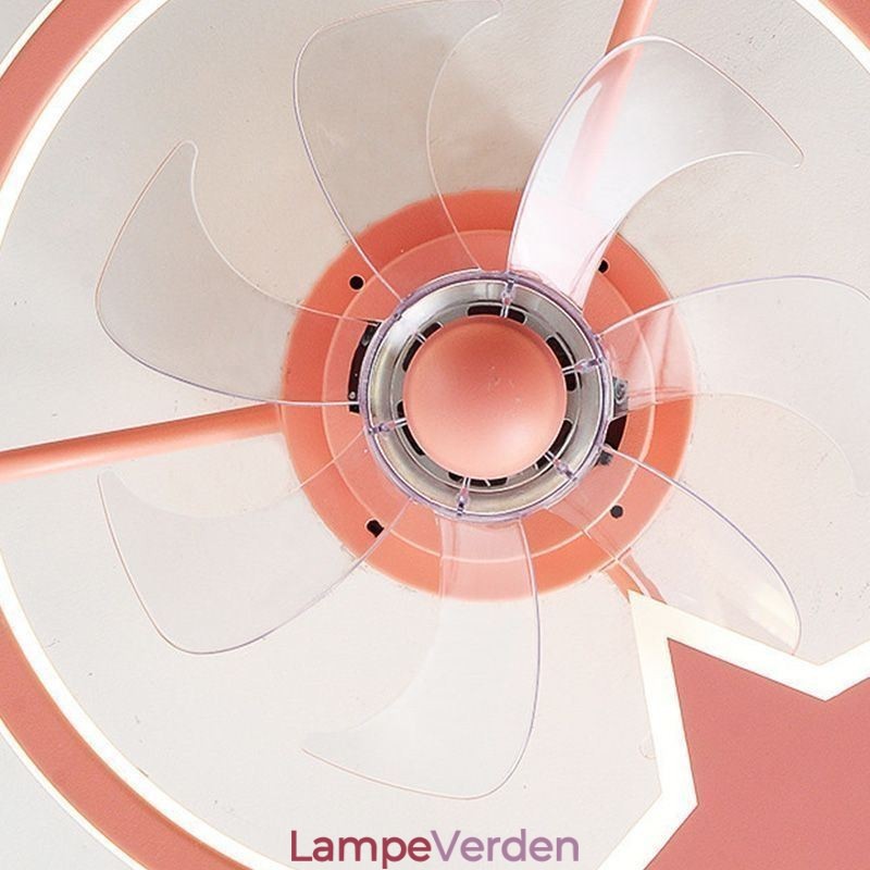 Tegnefilm Loftsventilator Light Creative Loftlampe Kid's