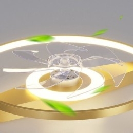 Moderne loftsventilator med lys Fjernbetjening Ventilador Lampe