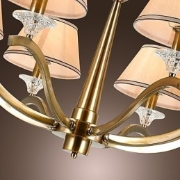 Moderne Moderne Traditionel Klassisk Rustik Lodge Vintage Country Island Messing Metal lysekrone