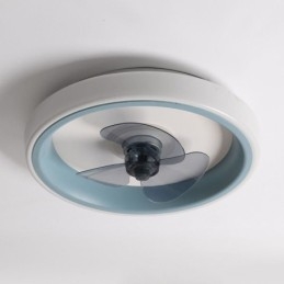 Moderne Loftsventilator Med Lys Fjernbetjening Loftslysventilator