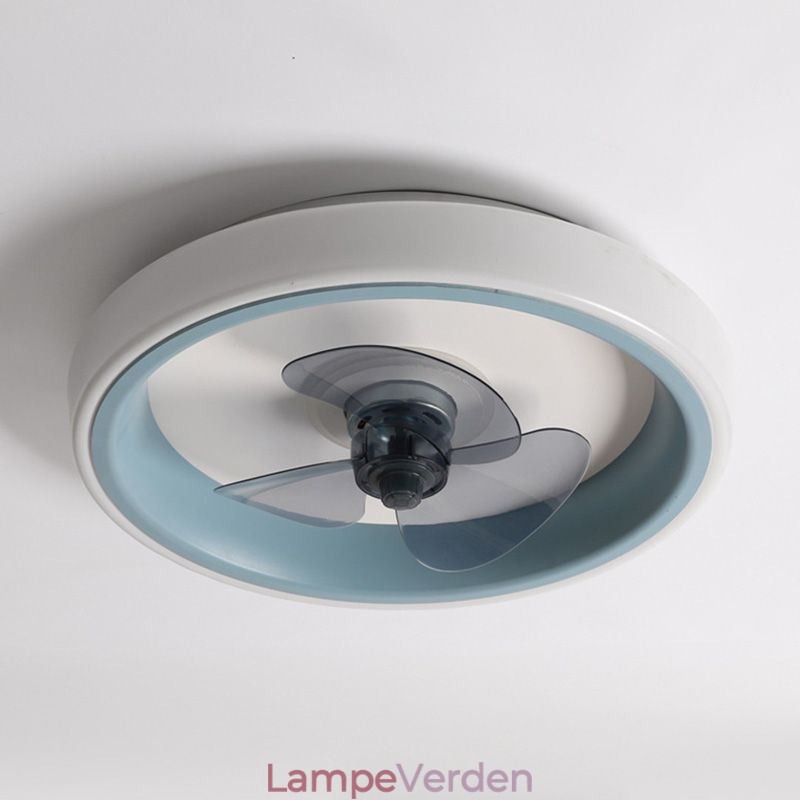 Moderne Loftsventilator Med Lys Fjernbetjening Loftslysventilator