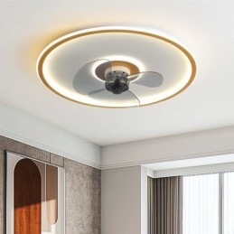 Macaron Loftsventilator Lys Fjernbetjening Decor Ventilator