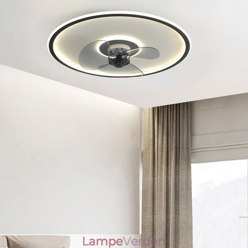 Macaron Loftsventilator Lys Fjernbetjening Decor Ventilator