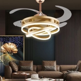 Creative Inverter Fan Lysekrone Fan Light