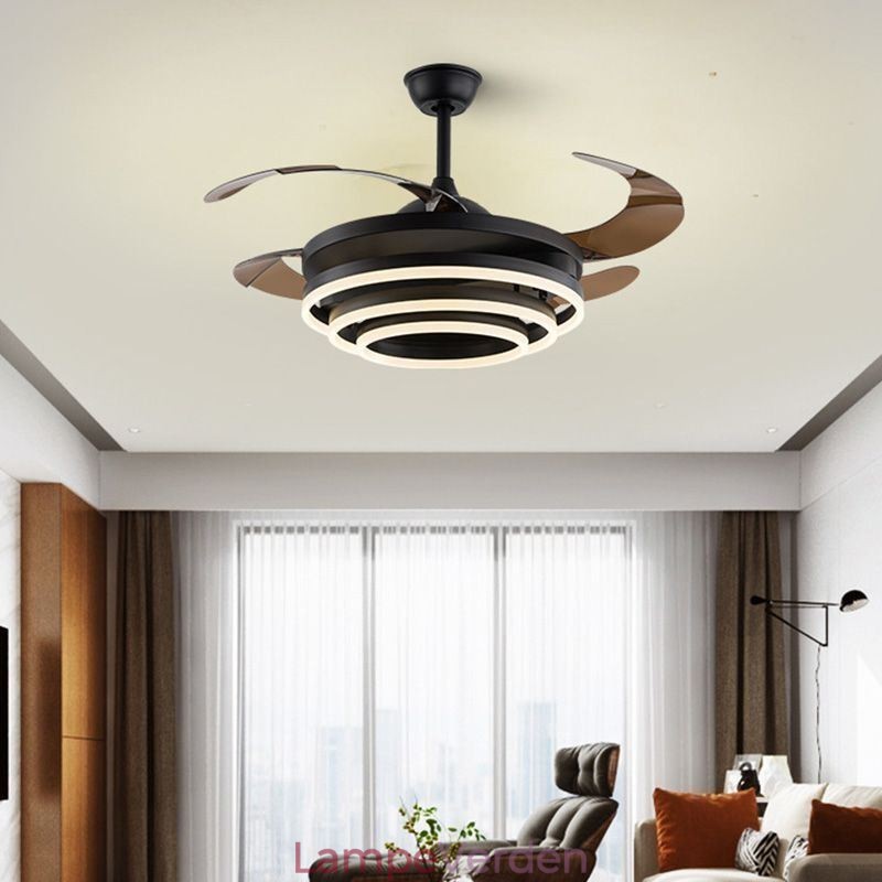 Creative Inverter Fan Lysekrone Fan Light