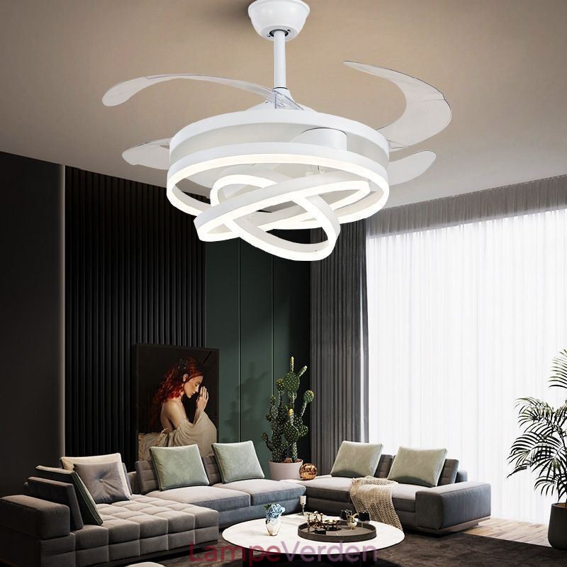 Creative Inverter Fan Lysekrone Fan Light