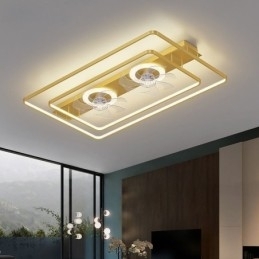 Moderne Flush Mount Loftsventilator med lys fjernbetjening