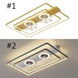 Moderne Flush Mount Loftsventilator med lys fjernbetjening