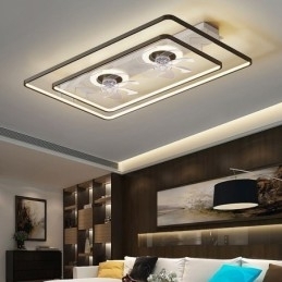 Moderne Flush Mount Loftsventilator med lys fjernbetjening