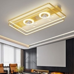 Moderne Flush Mount Loftsventilator med lys fjernbetjening