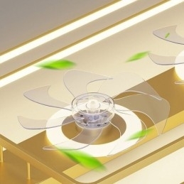 Moderne Flush Mount Loftsventilator med lys fjernbetjening