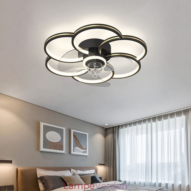 Loftsventilatorer med lys Lysekrone Ventilator