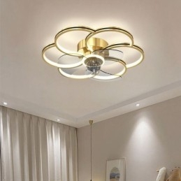 Loftsventilatorer med lys Lysekrone Ventilator