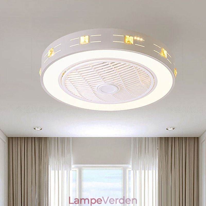 Ultratyndt loftsventilatorlys Usynlig loftsventilator med lys