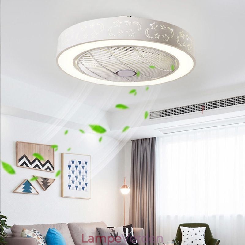 Ultratyndt loftsventilatorlys Usynlig loftsventilator med lys