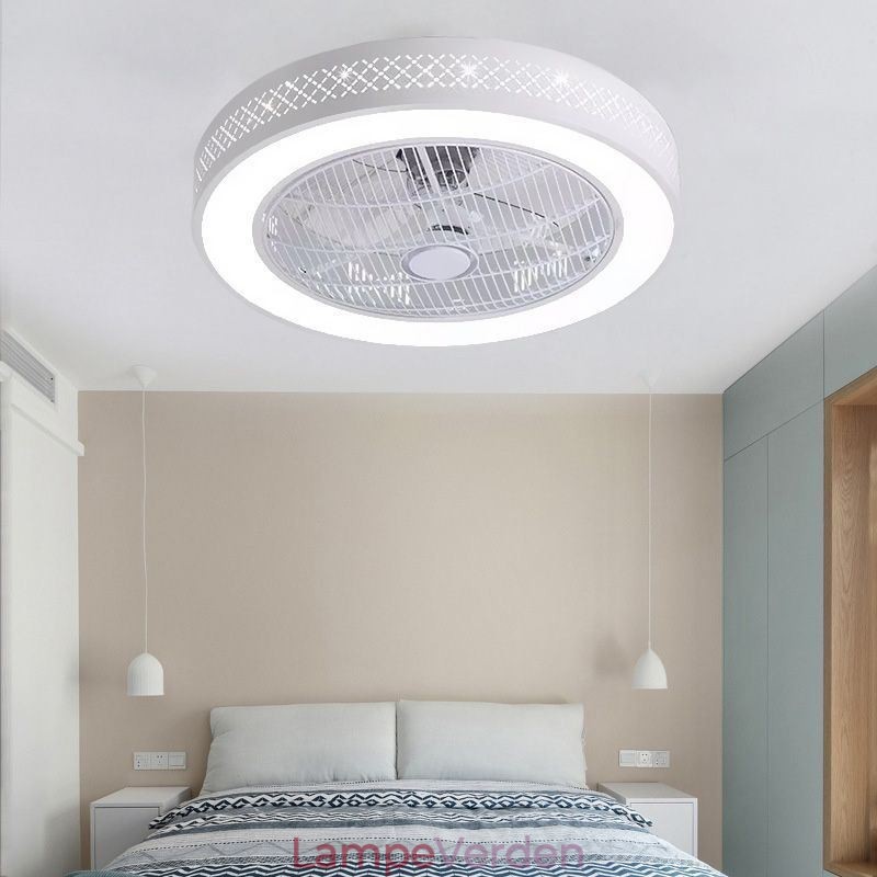Ultratyndt loftsventilatorlys Usynlig loftsventilator med lys