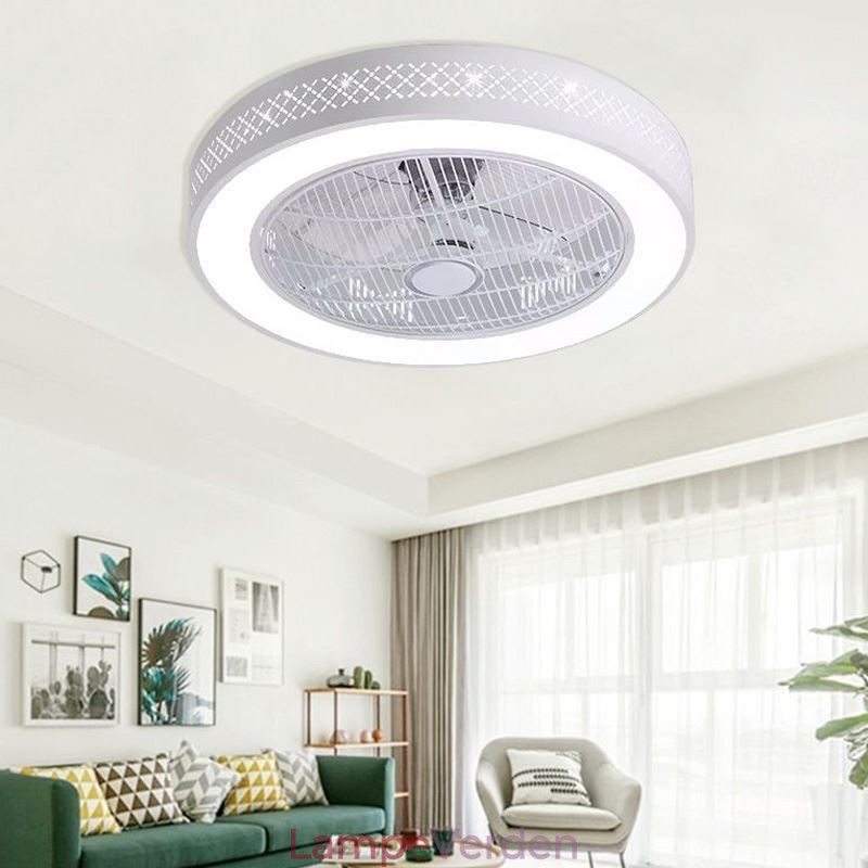 Ultratyndt loftsventilatorlys Usynlig loftsventilator med lys