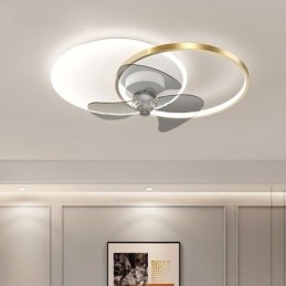 Loftsventilatorlampe Moderne Art Deco belysningsarmaturer