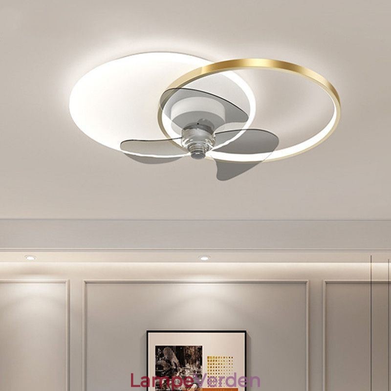 Loftsventilatorlampe Moderne Art Deco belysningsarmaturer