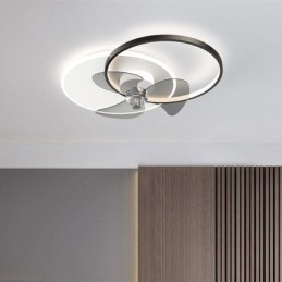Loftsventilatorlampe Moderne Art Deco belysningsarmaturer