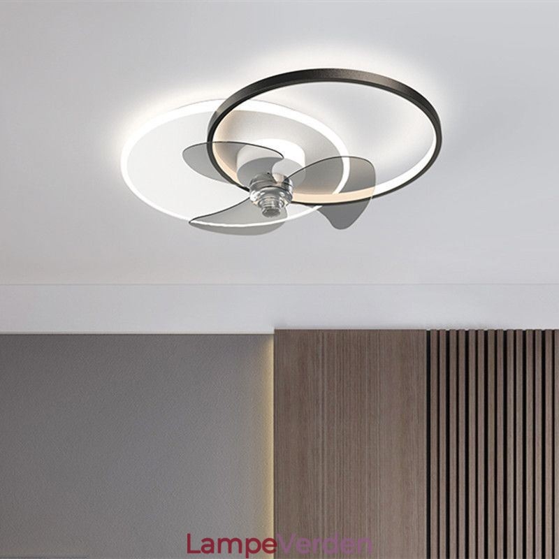 Loftsventilatorlampe Moderne Art Deco belysningsarmaturer