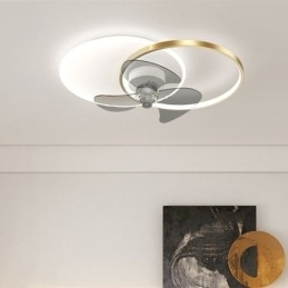 Loftsventilatorlampe Moderne Art Deco belysningsarmaturer