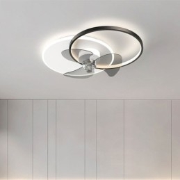 Loftsventilatorlampe Moderne Art Deco belysningsarmaturer