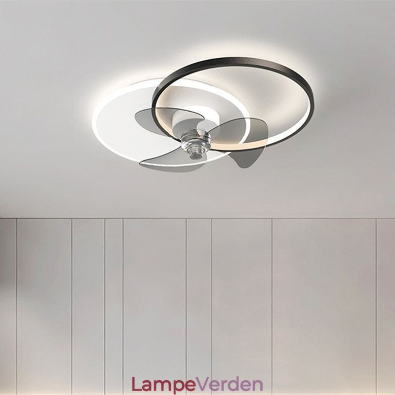 Loftsventilatorlampe Moderne Art Deco belysningsarmaturer